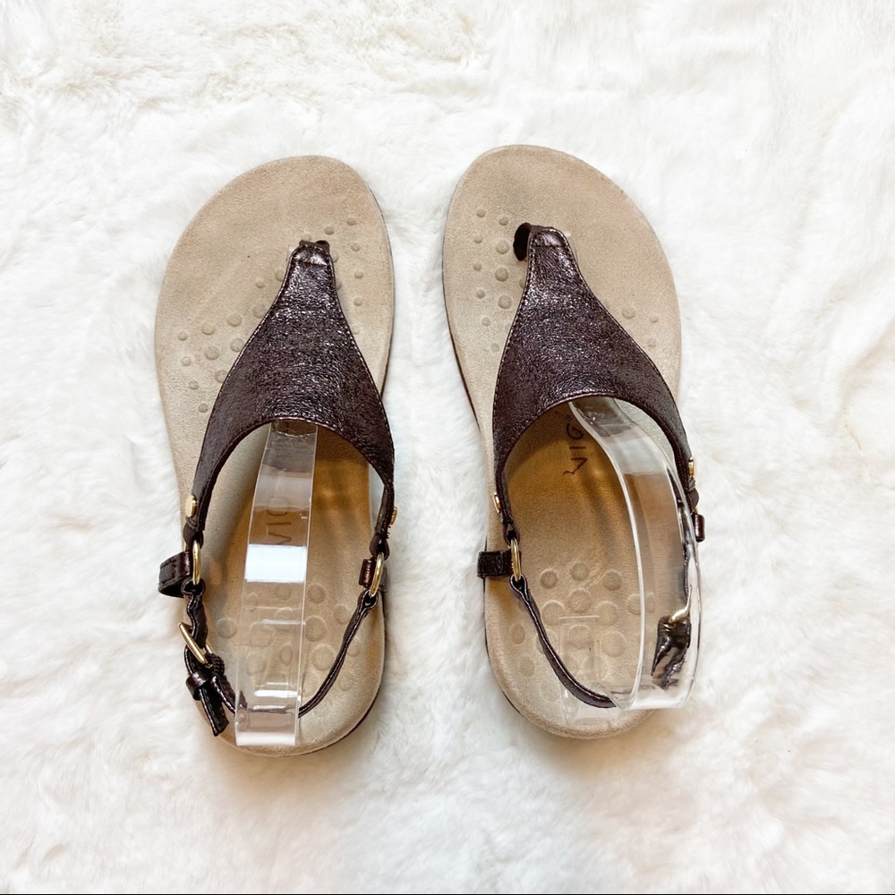 Vionic Kirra Back Strap Sandal Metallic Brown 6 - image 1